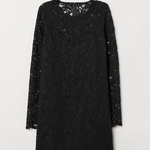 H&M BLACK LACE DRESS